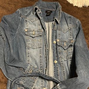 Rue 21 blue Jean coat dress
